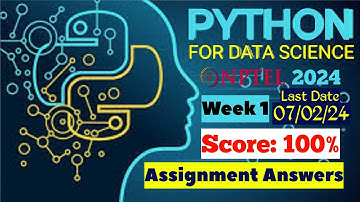 NPTEL Python for Data Science Week 1 Assignment  Answers | Jan-Apr 2024