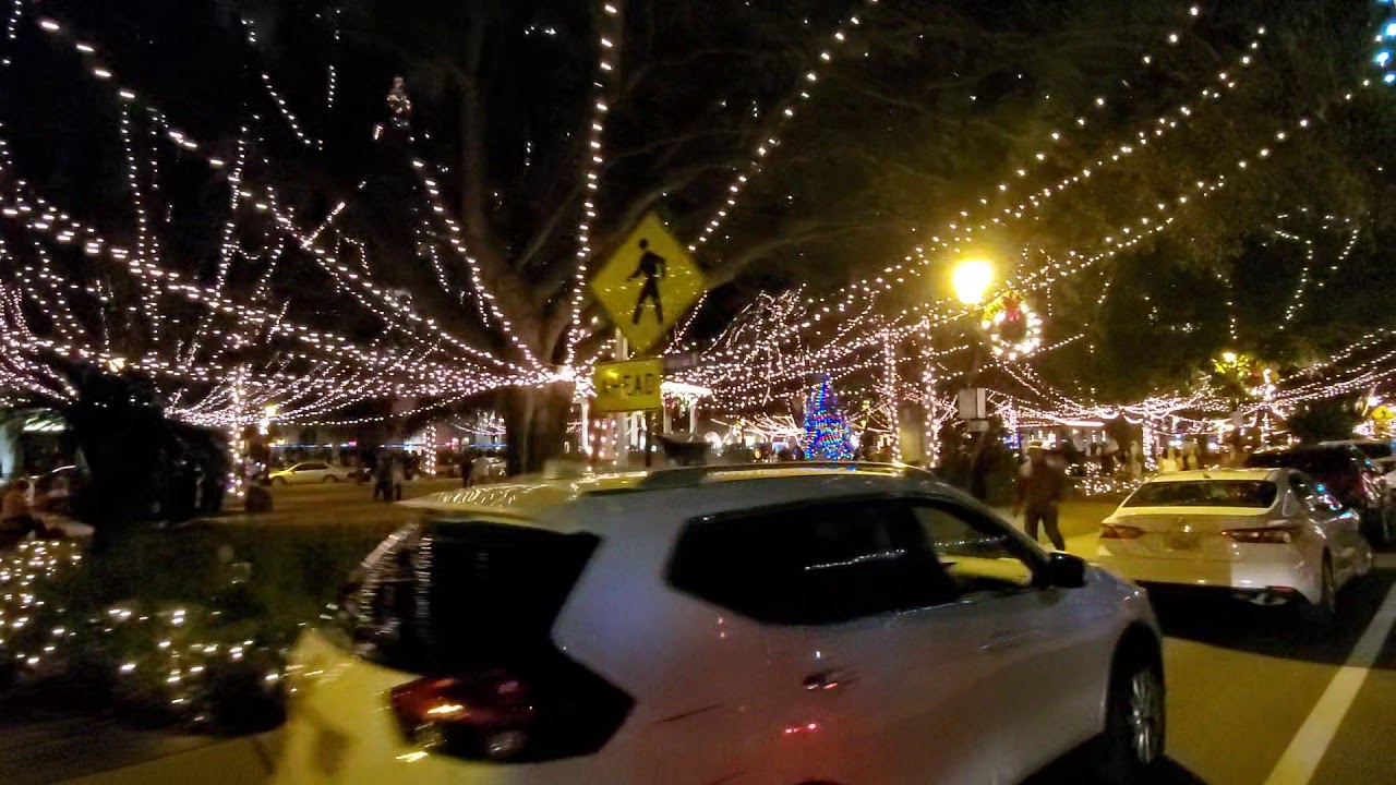 Christmas lights in St. Augustine YouTube