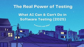 What AI Can & Can’t Do in Software Testing (2025) | Don’t Skip This! #AIinTesting