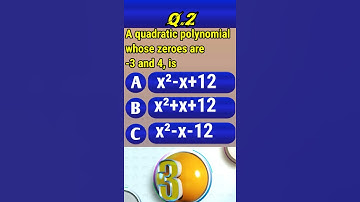 Maths MCQ Question 10 Class||Maths Quiz For Toppers #Shorts