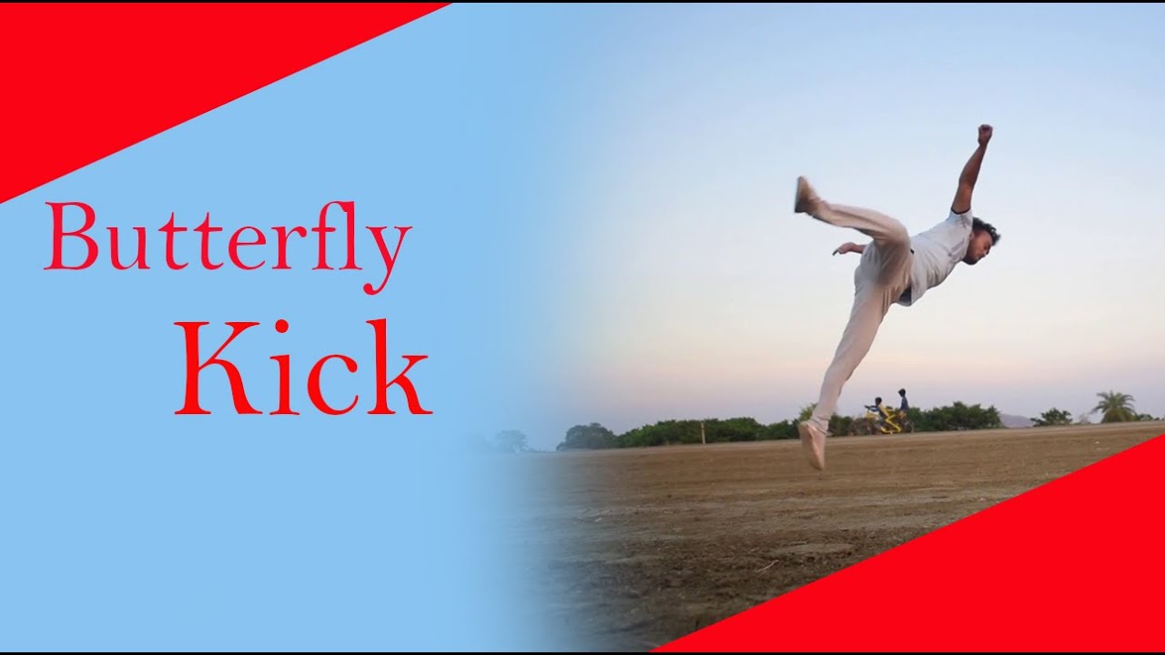 How To Do Butterfly Kick At Home - YouTube