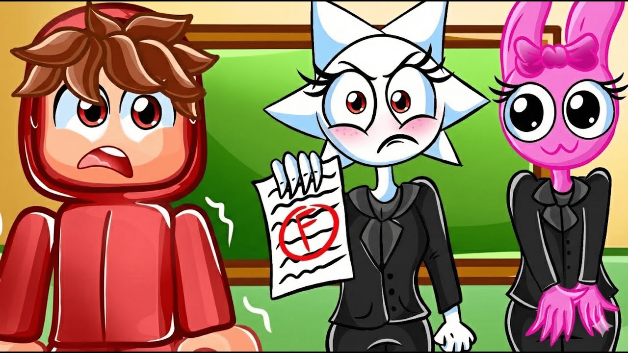 CRAZY WENDA and PINKI are MY TEACHERS in Roblox! - YouTube