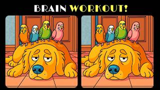 Spot the Difference | 5 Puzzles – Train Your Brain 🎯
