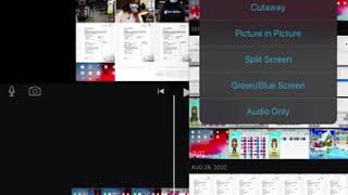 Split Screen in iMovie on iPad