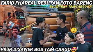 Kocaknya Duo B0c1l Sitinjau Lauik Rebutan Foto Bareng Bos TAM CARGO, PKJR Disawer Ratusan Ribu !!!