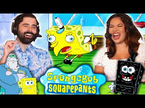 We Watched SPONGEBOB SEASON 9 EPISODE 3 AND 4 For the FIRST TIME! LITTLE YELLOW BOOK