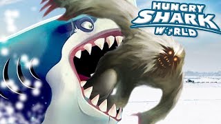 ROBOT SHARK EATS THE YETI!!! - Hungry Shark World | Ep 68 HD