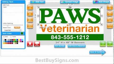 Charleston Signs - (www.BestBuySigns.com) How to Use SignMagic to Create Your Own Design - Part 2