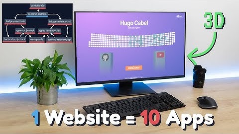 I made the most over engineered portfolio