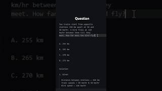 Aptitude | Trains Question | Part-32 #aptitude #trains