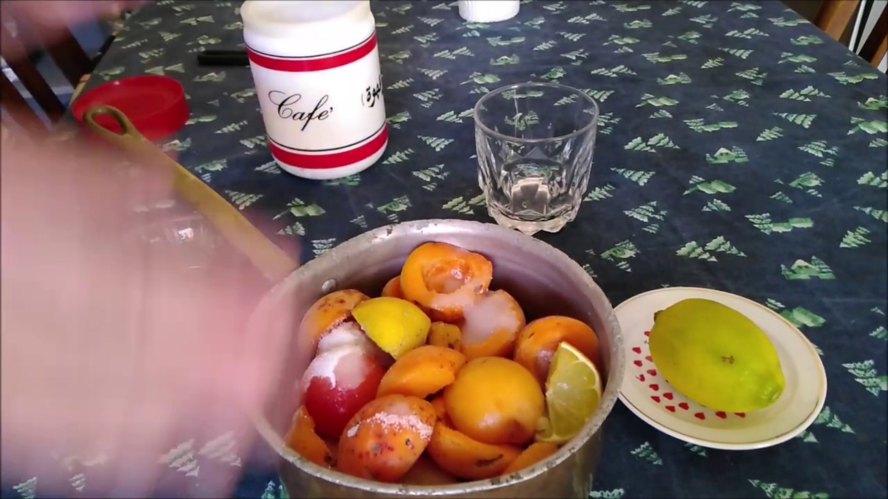 jus d'abricot maison عصير المشمش - YouTube