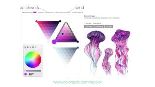 Color Sails Discrete-Continuous Palettes For Deep Color Exploration