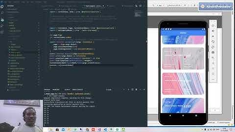NativeScript ScrollView -Wallet Animation In NativeScript