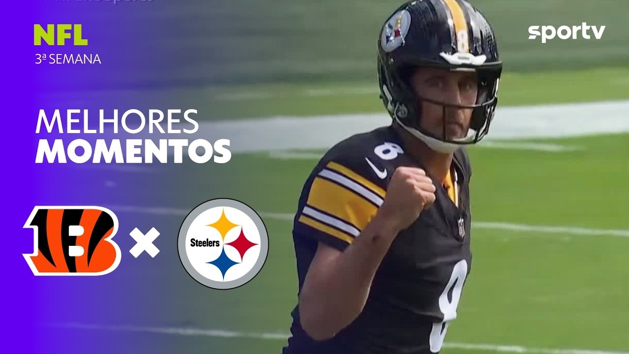 CINCINNATI BENGALS x PITTSBURGH STEELERS | MELHORES MOMENTOS | SEMANA 3 | NFL 2026/27 | sportv