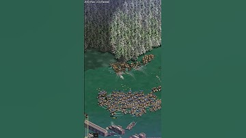 you need to stagger formation into split when attacking siege!!