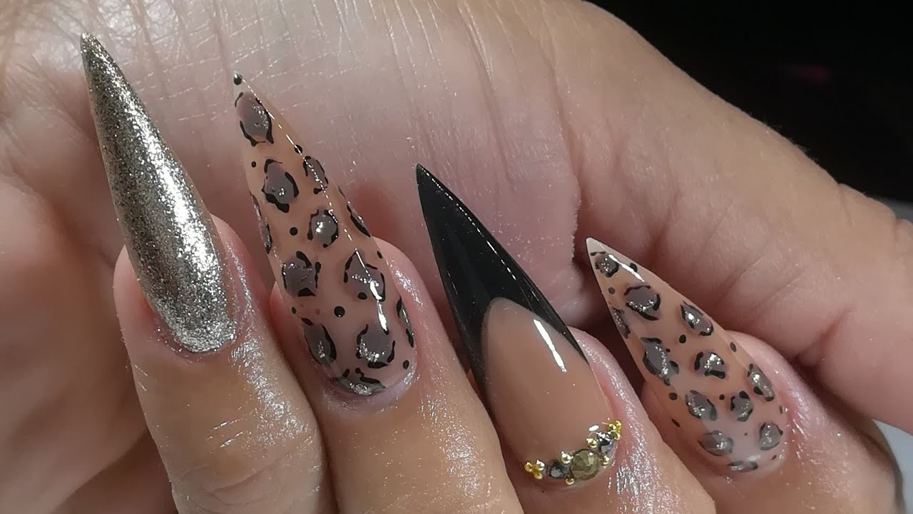 Uñas Acrilicas Negras Animal Print / Https Www Xn Uasacrilicas 9gb Site
