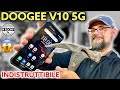 Lo Smartphone indistruttibile laboratori makers. Telefono RUGGED. Doogee V10 DUAL 5G. Impermeabile.