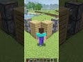 初心者でも作れるレッドストーン隠しドア #shorts