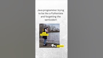 Java Developer Tries Python..and Forgets the Semicolon! 😂#JavaToPython#CodingStruggles #Pythonista