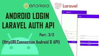 Android Login Laravel Auth API - Part 3/3,  HttpURLConnection Android & API screenshot 4