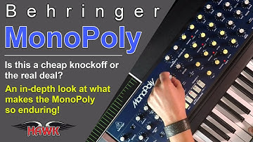 Behringer MonoPoly Synthesizer Review and Demo