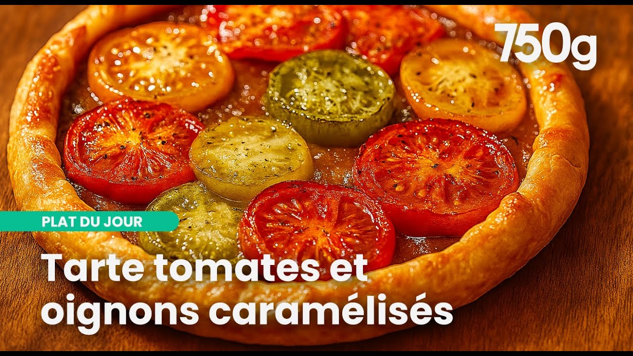 Tarte aux tomates anciennes et oignons caramélisés | 750g