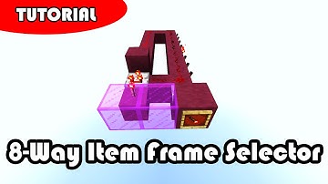 Tiny 8-Way Item Frame Selector [Minecraft]