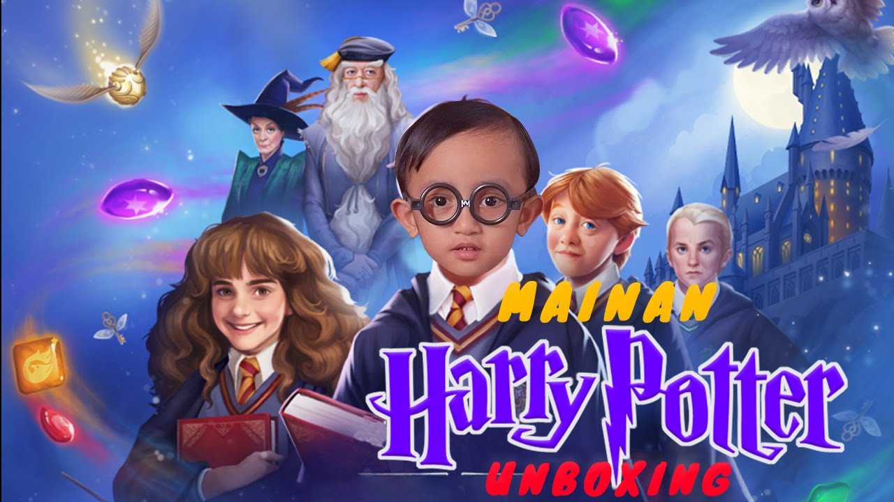 ambudaru : unboxing mainan anak harry potter action figure - YouTube