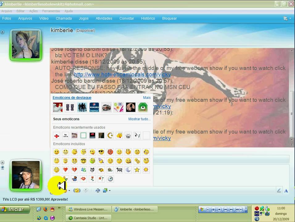 Como Remover Os Emoticons Do Msn part1 avi YouTube