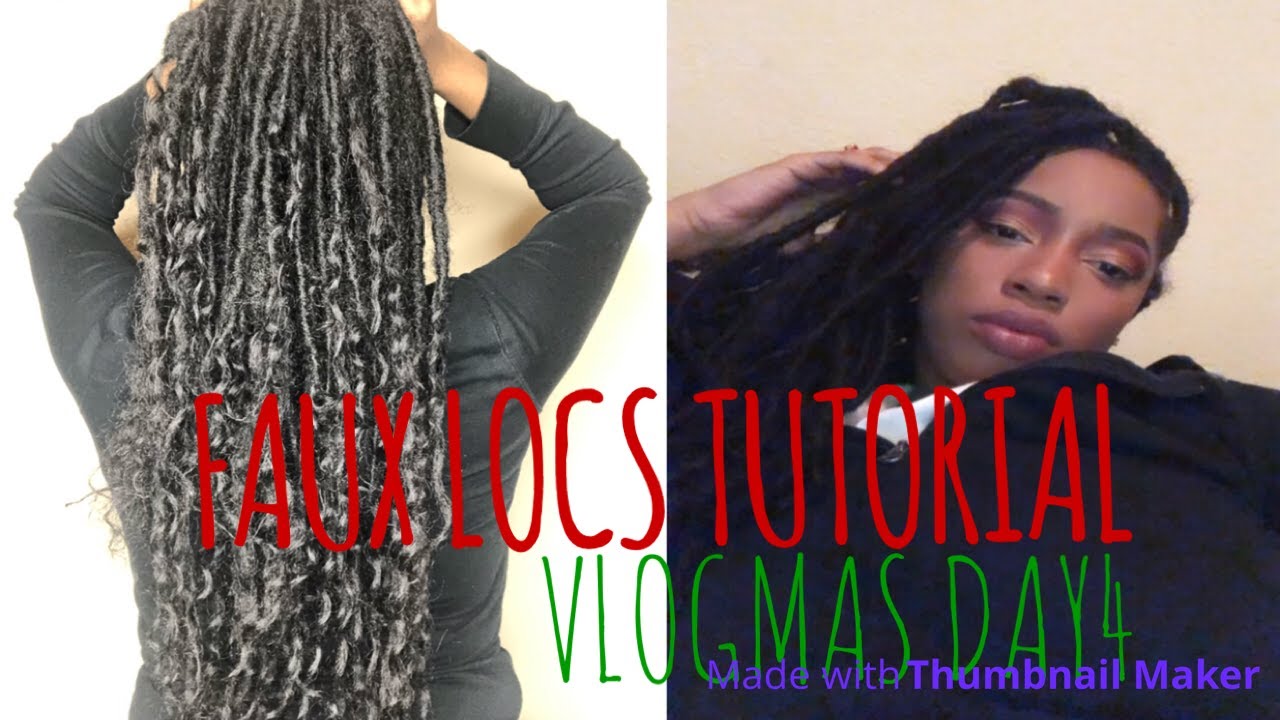 FAUX LOCS/ GODDESS LOCS QUICK METHOD NO BRAIDING RUBBER BAND METHOD