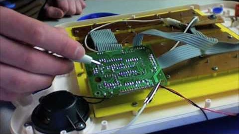 circuit bent vtech little smart alphabet desk