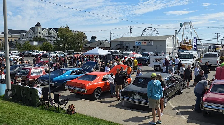 Old Orchard Beach 2025 Saturday downtown classic car show 100s of classic cars old trucks hot rods