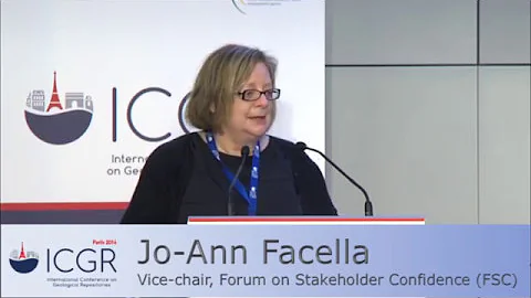 International Conference on Geological Repositories (ICGR) 2016 - Part 3/4