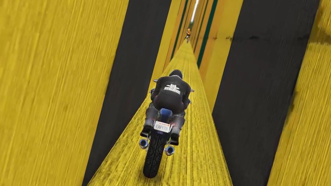 THE BEE MOVIE IN GTA | GTA V Stunt Race Funny Moments