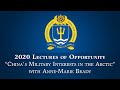 Professor Anne-Marie Brady discusses "China’s Military Interests in the Arctic"