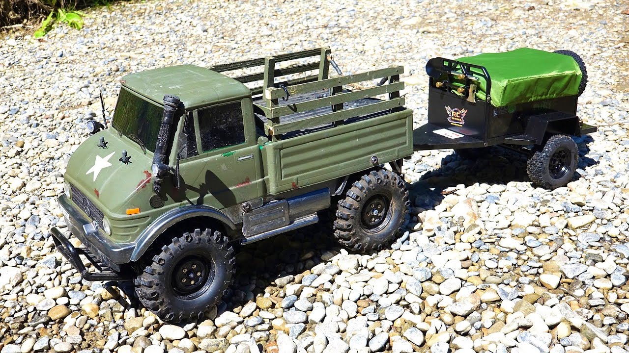 RC ADVENTURES - Tent Trailer & Mercedes Unimog 4x4 - RC4WD