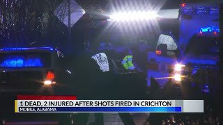 1 dead, 2 injured after shots fired in Crichton