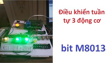 Tự học PLC - bài 3 | Bài tập điều khiển tuần tự 3 động cơ( Sequential control of 3 motors).