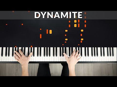 Dynamite - BTS (방탄소년단) | Tutorial of my Piano Cover