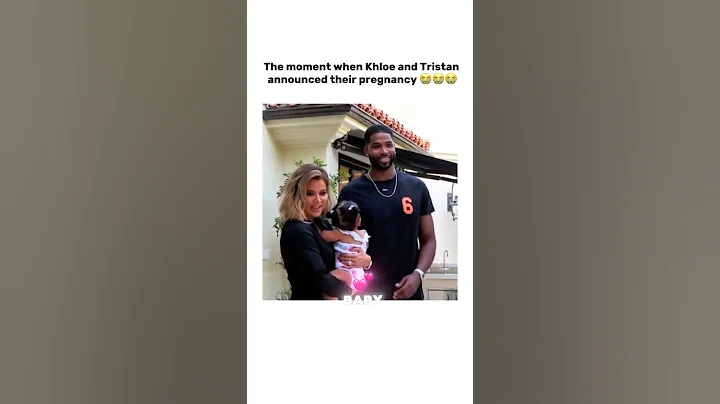 When Khloe and Tristan Announced Their Baby 😭😭 #khloekardashian #shorts #viral #kuwtk