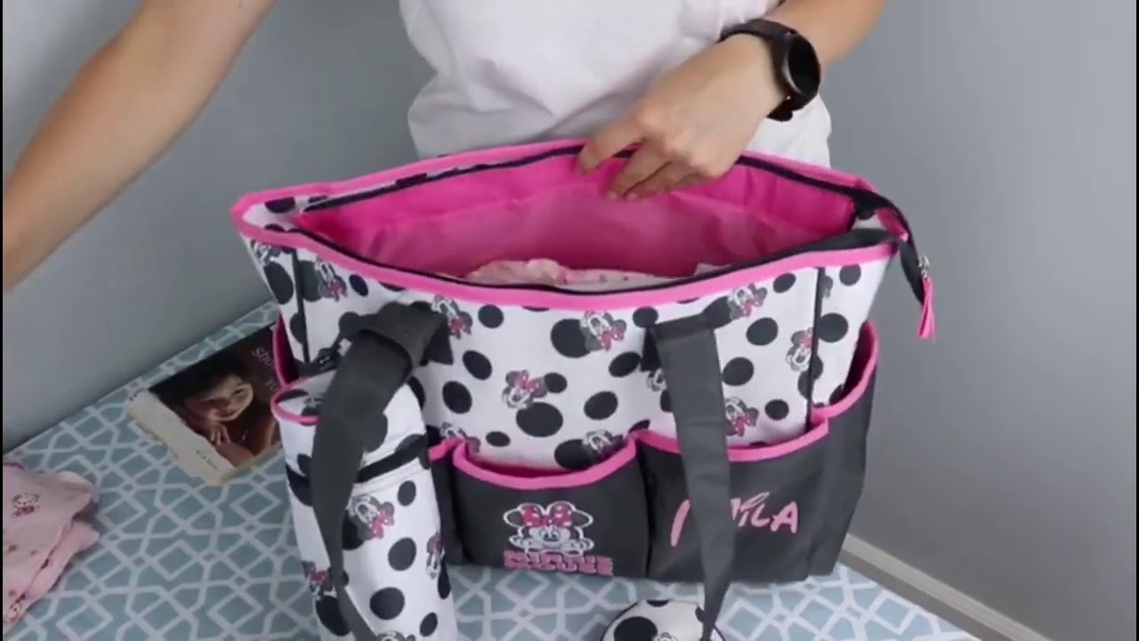 personalized minnie mouse diaper bag