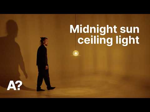 Hand-blown glass ceiling light by Henri Timperi – Stories from Aalto Creatives