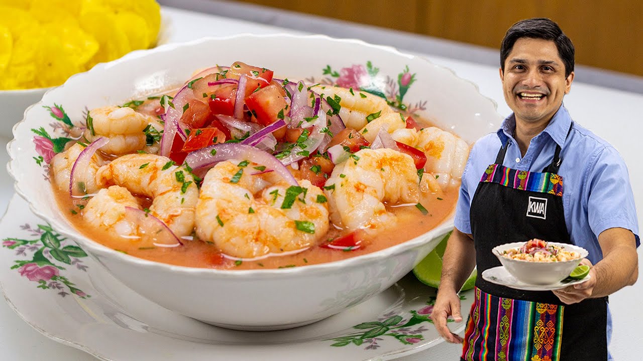 El Ceviche De Camarón Ecuatoriano