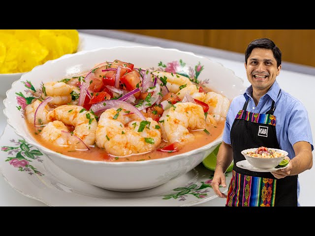 El Ceviche De Camarón Ecuatoriano