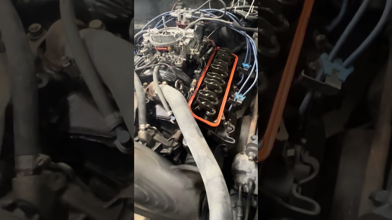 First fire up in the 73 Camaro after we put in a boat motor