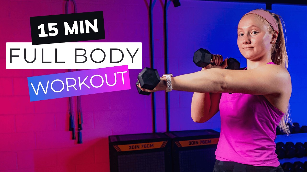 Tone & Strengthen | 15 Minute Pilates Dumbbell Workout