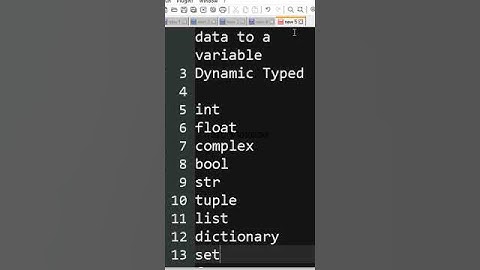 #python #DataTypes #Hindi #Urdu #shorts #youtubeshorts