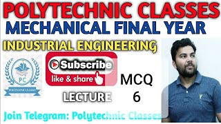 INDUSTRIAL ENGG. / MCQ / OBJECTIVE QUESTIONS / WAGES AND INCENTIVE SCHEMES / LECTURE 6