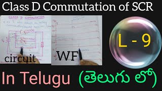 Class D Commutation of SCR in Telugu-PowerElectronics Telugu-Btech,diploma,al graduates,Gate,EEE,ECE
