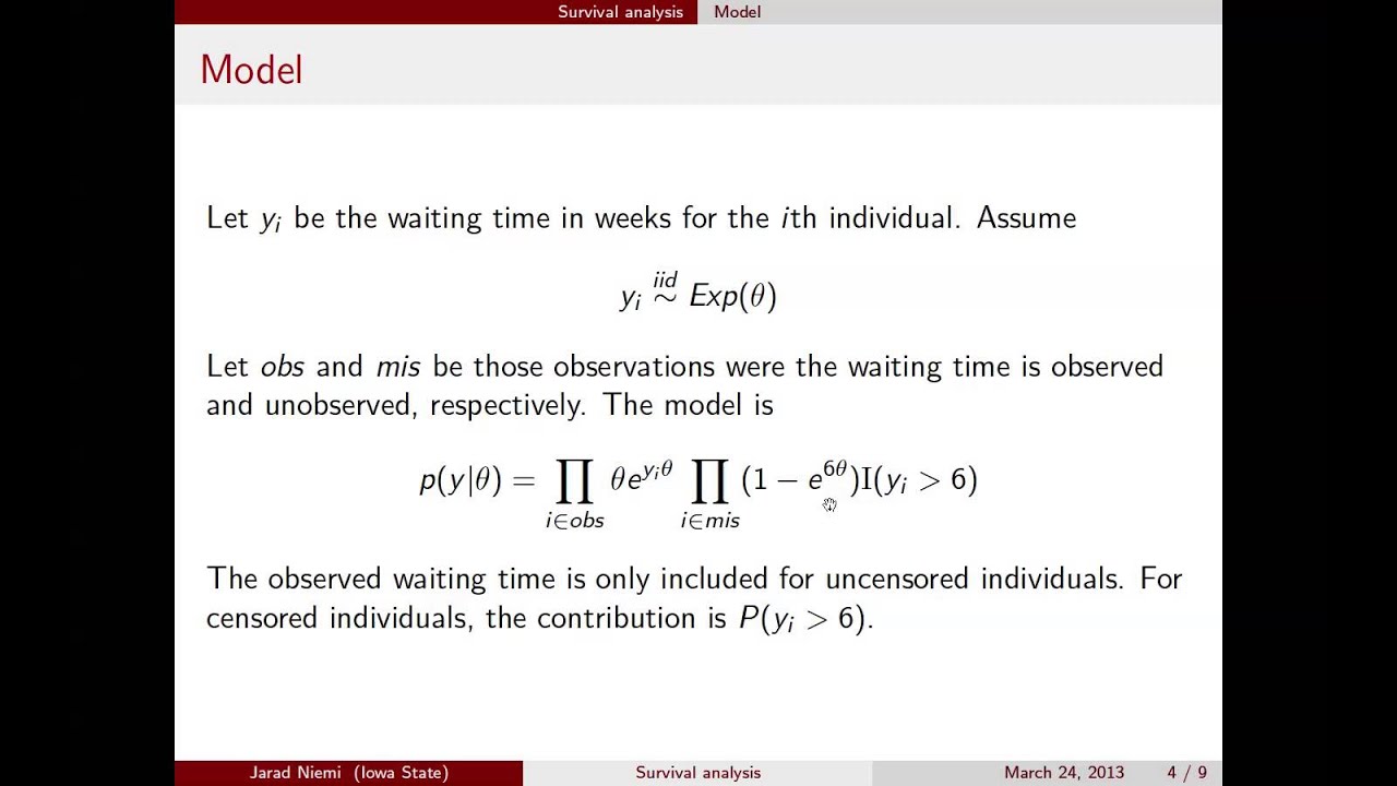 Bayesian survival analysis